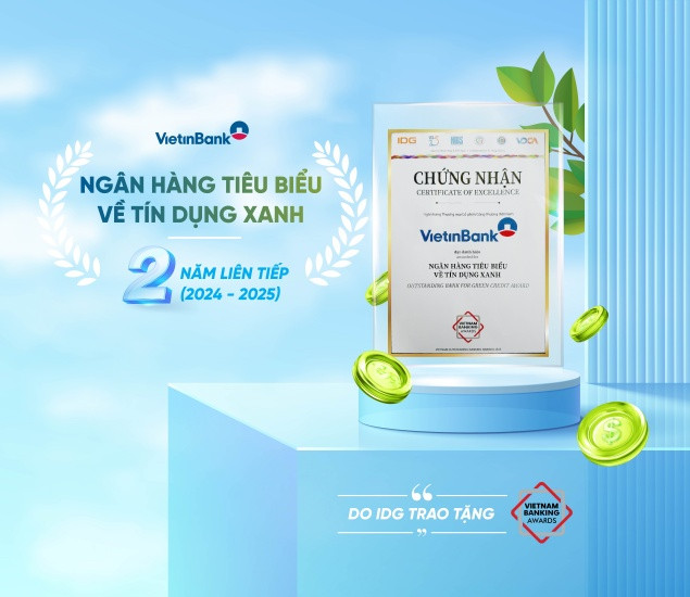 Đây là năm thứ hai liên tiếp VietinBank được vinh danh giải thưởng uy tín này