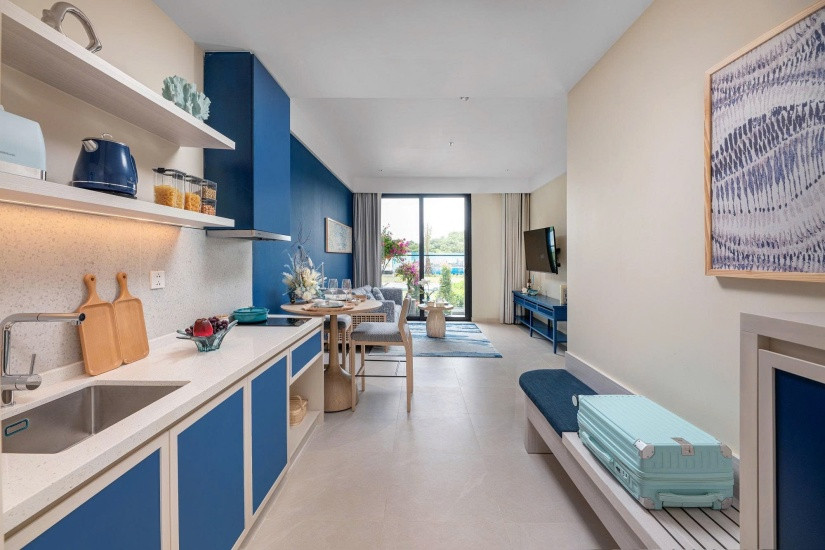 Căn hộ Blanca được bàn giao hoàn thiện nội thất, thiết kế bởi Ong&amp;Ong (Singapore)