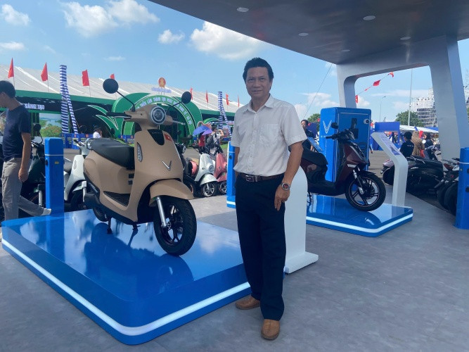 Ông Đặng Văn Tình chia sẻ sự xúc động khi VinFast đang góp phần giúp đất nước rạng rỡ trong kỷ nguyên mới.