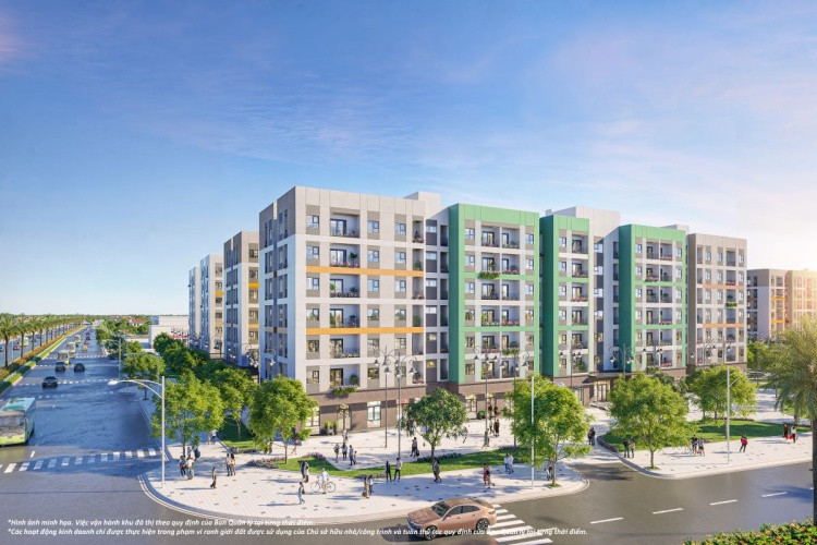 Không gian xanh, vị trí kế cận trung tâm công nghiệp tạo lợi thế khác biệt cho Happy Home Tràng Cát