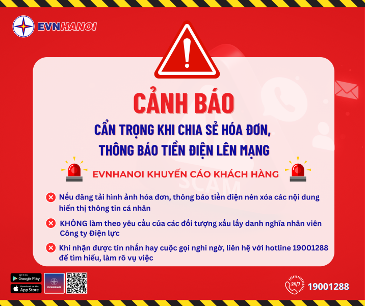 Cẩn trọng khi chia sẻ hóa đơn, thông báo tiền điện lên mạng