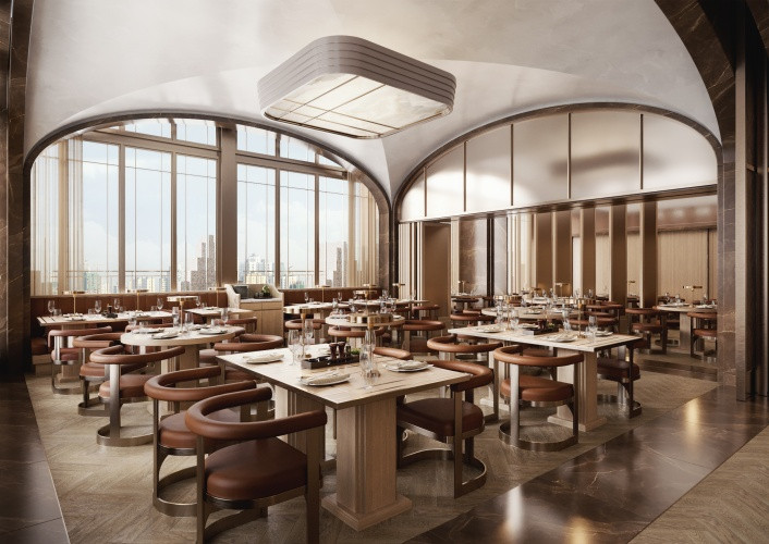 Tại Hudson Rooms, thực khách sẽ “xuyên không” về nhà ga Grand Central Station sôi động của New York thời kỳ hoàng kim những năm 1920 Tại Hudson Rooms, thực khách sẽ “xuyên không” về nhà ga Grand Central Station sôi động của New York thời kỳ hoàng kim những năm 1920