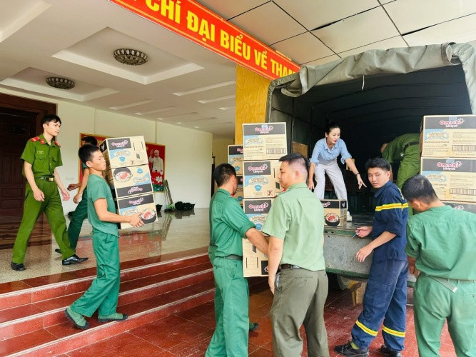 Omachi kịp thời chung tay tiếp sức lực lượng tuyến đầu ứng phó với cơn bão Yagi