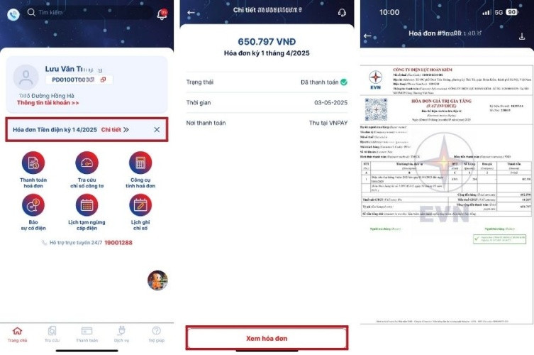 Cách tra cứu tiền điện trên app EVNHANOI Cách tra cứu tiền điện trên app EVNHANOI
