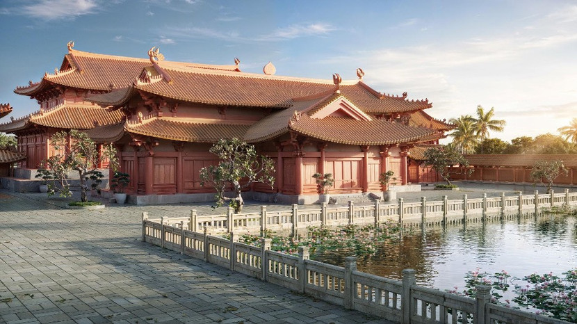 Lịch sử và nghệ thuật kiến trúc thời Lý - Trần (thế kỷ XI-XIV) được tái hiện