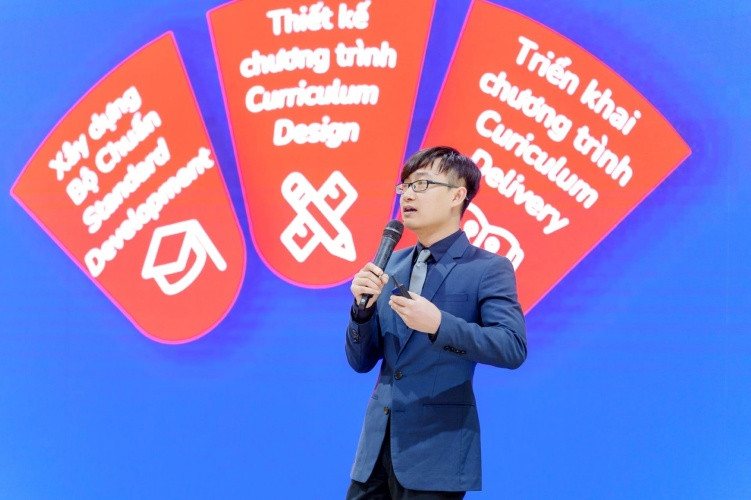 Theo ông Nguyễn Trung Dũng, Chương trình AI của Vinschool sẽ giúp học sinh phát triển tư duy bậc cao, học tập suốt đời và trở thành công dân toàn cầu