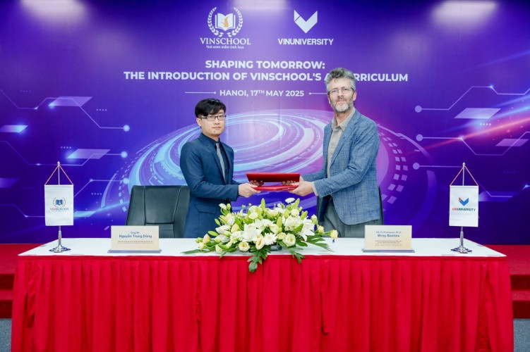 Chương trình AI tại Vinschool được bảo trợ chuyên môn bởi Viện Kỹ thuật và khoa học máy tính – Đại học VinUni, đảm bảo tính học thuật và tính thực tiễn cao