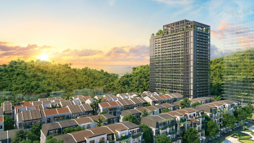 Qũy căn hộ tại tòa tháp The Xanh 2 tăng sức nóng trước mùa cao điểm du lịch Cát Bà (Ảnh: Sun Property)