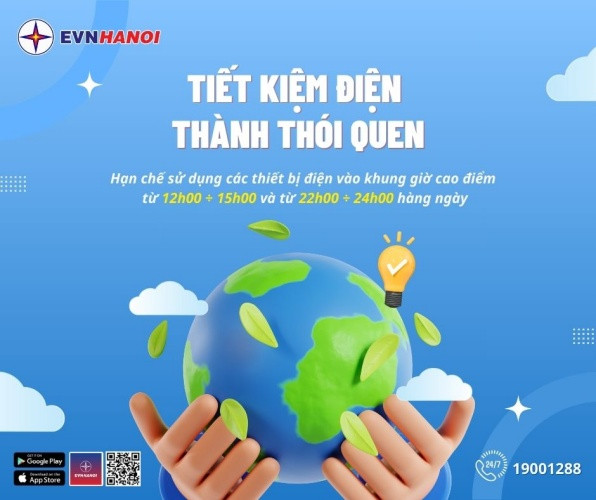 Tiết kiệm điện - thành thói quen