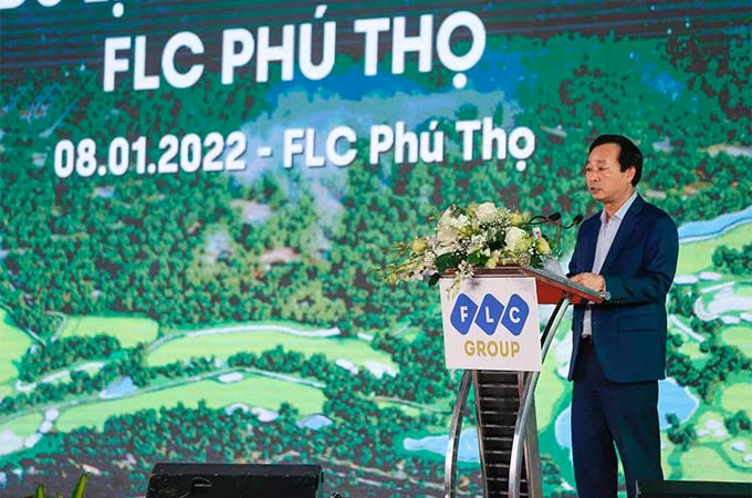 Ông Bùi Văn Quang - Phó Bí thư Tỉnh ủy, Chủ tịch UBND tỉnh Phú Thọ phát biểu trong buổi lễ