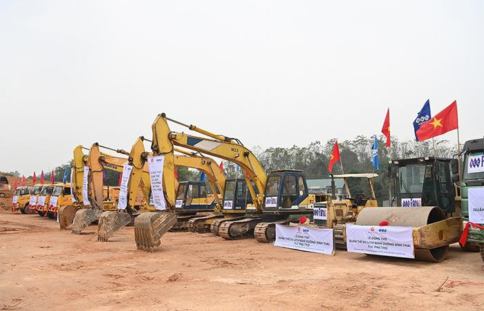 Lễ động thổ quần thể du lịch nghỉ dưỡng sinh thái 5 sao FLC Phú Thọ