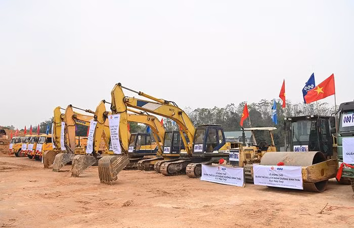 Lễ động thổ quần thể du lịch nghỉ dưỡng sinh thái 5 sao FLC Phú Thọ