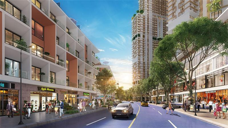 Tuyến phố mua sắm tại Sun Harbor Plaza - Ảnh minh họa Tuyến phố mua sắm tại Sun Harbor Plaza - Ảnh minh họa