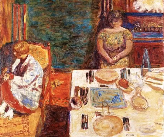 Tác phẩm “Trước bữa tối” (1924) của Pierre Bonnard Tác phẩm “Trước bữa tối” (1924) của Pierre Bonnard