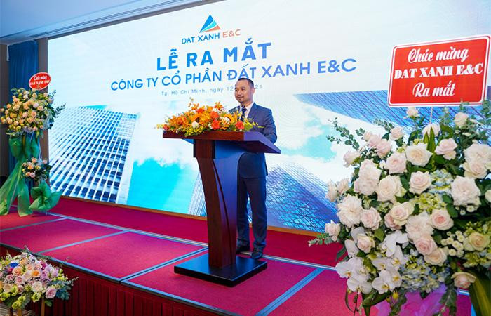 Chia sẻ tại buổi lễ, Tổng giám đốc Lê Hào cho biết Đất Xanh E&amp;C muốn mở rộng thị trường đầu tư và phát triển dự án cho nhiều đối tượng tiềm năng hơn là giới hạn chỉ cho các “ông lớn” BĐS.