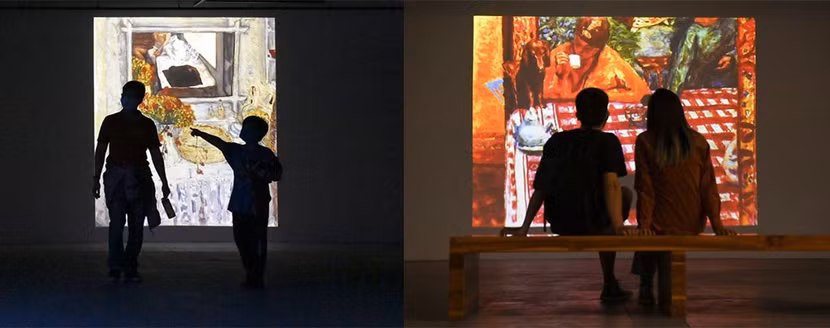 Hình ảnh tác phẩm “Cà phê” (1915) của Bonnard tại triển lãm ở VCCA Hình ảnh tác phẩm “Cà phê” (1915) của Bonnard tại triển lãm ở VCCA