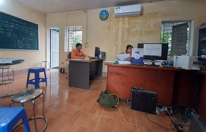 Đội quản lý điện 4 - Công ty điện lực Chương Mỹ, nơi anh Nguyễn Đắc Đại làm việc