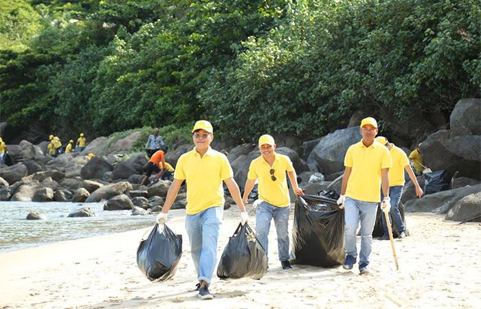 Hoạt động vì môi trường của CBNV Sun Group Hoạt động vì môi trường của CBNV Sun Group