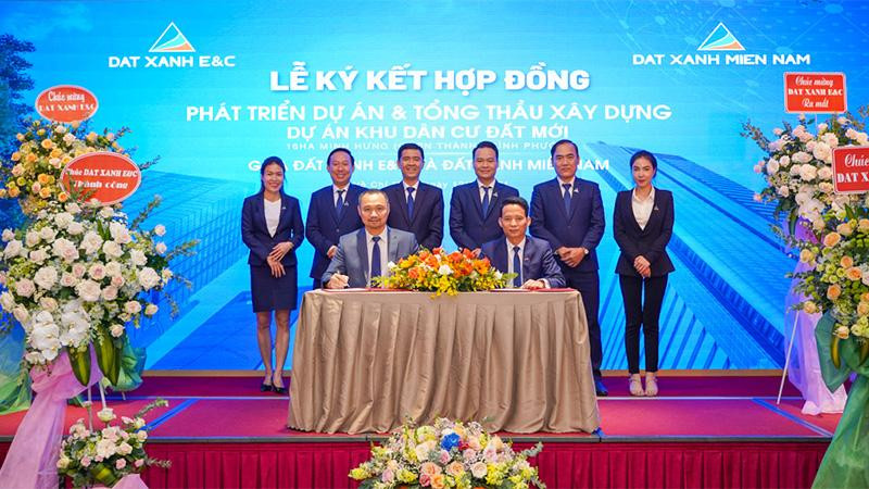 Đất Xanh E&amp;C ký kết hợp đồng với Đất Xanh Miền Nam – một đơn vị thành viên của Dat Xanh Services (DXS) để phát triển dự án Khu dân cư Đất Mới Minh Hưng 16ha tại xã Minh Hưng, huyện Chơn Thành, tỉnh Bình Phước.