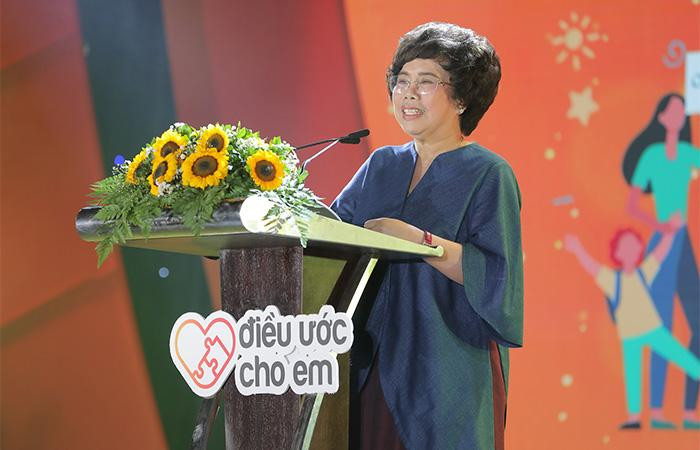 Bà Thái Hương, Nhà sáng lập – Chủ tịch Hội đồng chiến lược Tập đoàn TH, Tổng Giám đốc BAC A Bank mong muốn chương trình Sức khỏe học đường được triển khai bài bản trên toàn quốc.