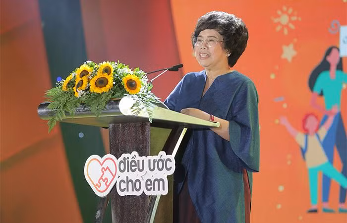 Bà Thái Hương, Nhà sáng lập – Chủ tịch Hội đồng chiến lược Tập đoàn TH, Tổng Giám đốc BAC A Bank mong muốn chương trình Sức khỏe học đường được triển khai bài bản trên toàn quốc.
