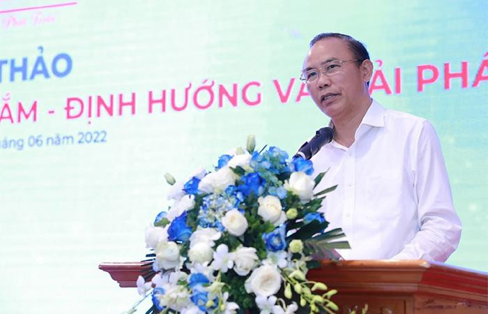 Ông Phùng Đức Tiến, Thứ trưởng Bộ Nông nghiệp và Phát triển Nông thôn khai mạc và chỉ đạo hội thảo