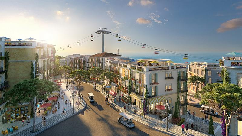 Chiêm ngưỡng cáp treo Hòn Thơm – hệ thống cáp treo vượt biển dài nhất thế giới từ tầng thượng shophouse The Center