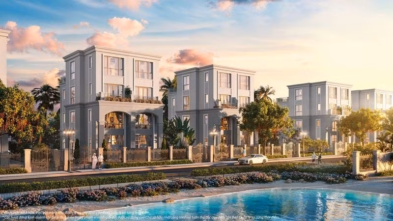 Sở hữu bãi biển tại tư gia là đặc quyền của giới thượng lưu trên thế giới và cũng là một trong những tiện ích đắt giá của phân khu Quý Tộc