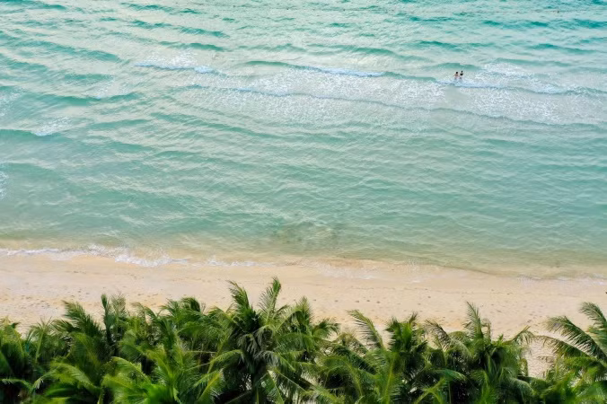 Bãi Kem với vẻ đẹp tựa thiên đường