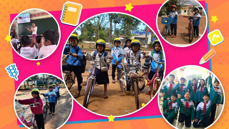 Các em học sinh tích cực hưởng ứng chiến dịch tham gia giao thông an toàn Các em học sinh tích cực hưởng ứng chiến dịch tham gia giao thông an toàn