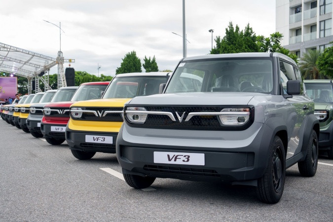Thiết kế “gây sốt” của VF 3 bản thương mại. Thiết kế “gây sốt” của VF 3 bản thương mại.