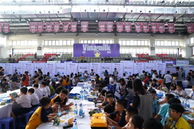 Thí sinh tham dự vòng chung kết ROBOTACON WRO 2024 khu vực miền Trung và Nam Bộ tại TP.HCM
