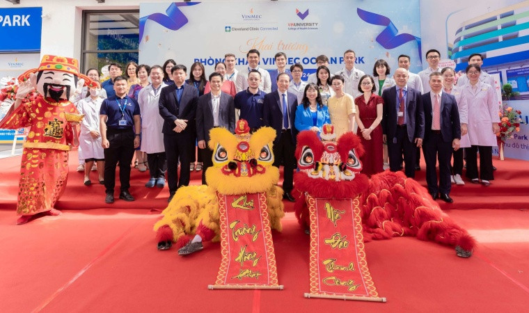 Phòng khám Vinmec Ocean Park được xây dựng theo mô hình hợp tác y khoa giữa Hệ thống y tế Vinmec và Viện Khoa học sức khỏe VinUni