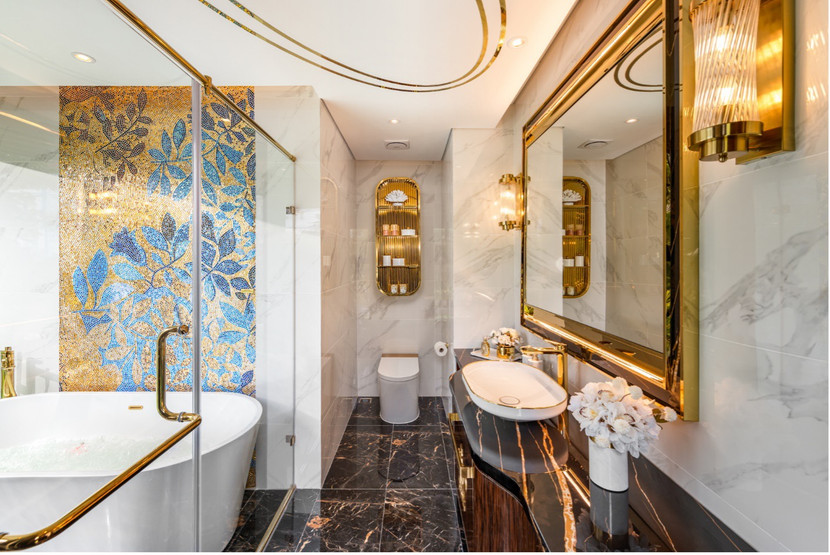 Không gian phòng tắm đẳng cấp tại Golden Crown Hai Phong Không gian phòng tắm đẳng cấp tại Golden Crown Hai Phong