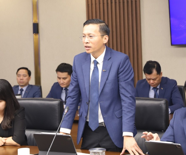 Ông Phạm Như Ánh – Thành viên HĐQT, Tổng giám đốc MB phát biểu tại sự kiện