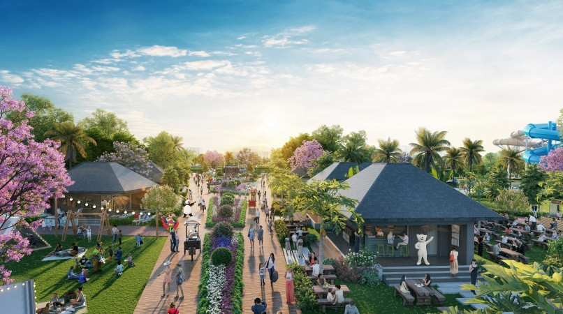 Sun Urban City thu hút cư dân bởi hệ thống công viên cây xanh với nhiều trải nghiệm. Ảnh PC minh họa
