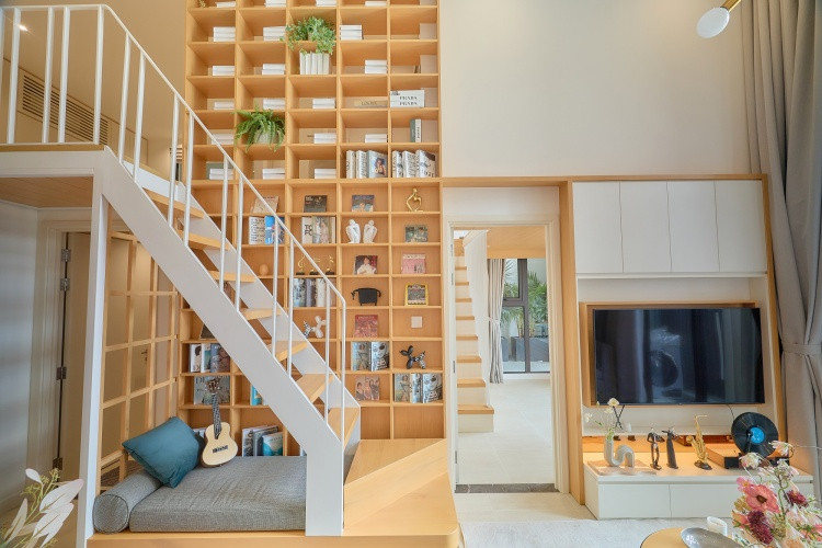 Thiết kế thông minh giúp gia chủ tối ưu diện tích căn hộ. Ảnh căn hộ mẫu