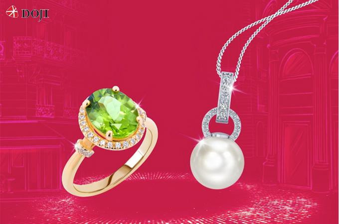 Trang sức đá màu, ngọc trai đang được giảm tới 30%