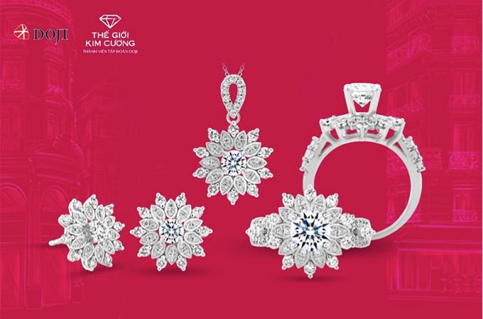 Cơ hội sở hữu trang sức kim cương với ưu đãi 10%