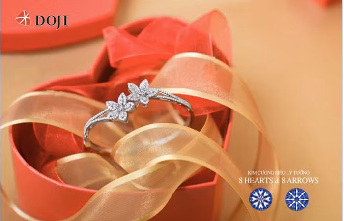 Món quà giúp phái đẹp trở nên xinh đẹp, gửi gắm thông điệp yêu thương và thấu hiểu đến từ DOJI.