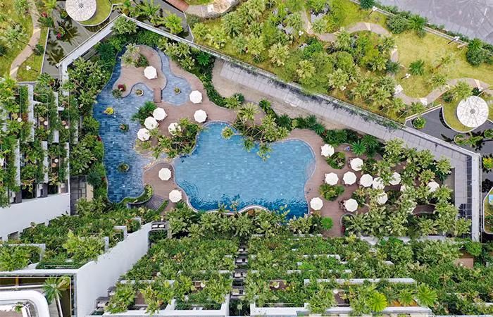 Kiến trúc xanh độc bản kiêu hãnh của Flamingo