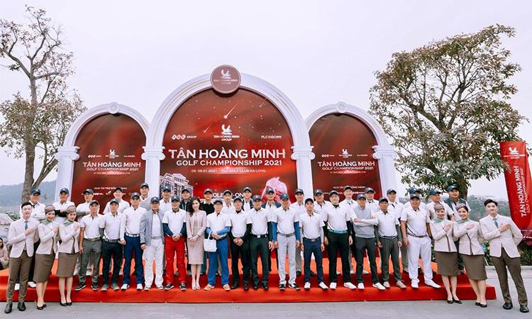 Toàn cảnh lễ khai mạc Tân Hoàng Minh Golf Championship 2021