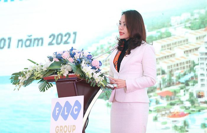 Bà Hương Trần Kiều Dung, Phó Chủ tịch thường trực HĐQT Tập đoàn FLC