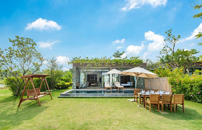Biệt thự sân vườn đậm sắc xanh của Flamingo Đại Lải Resort