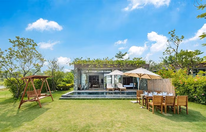 Biệt thự sân vườn đậm sắc xanh của Flamingo Đại Lải Resort