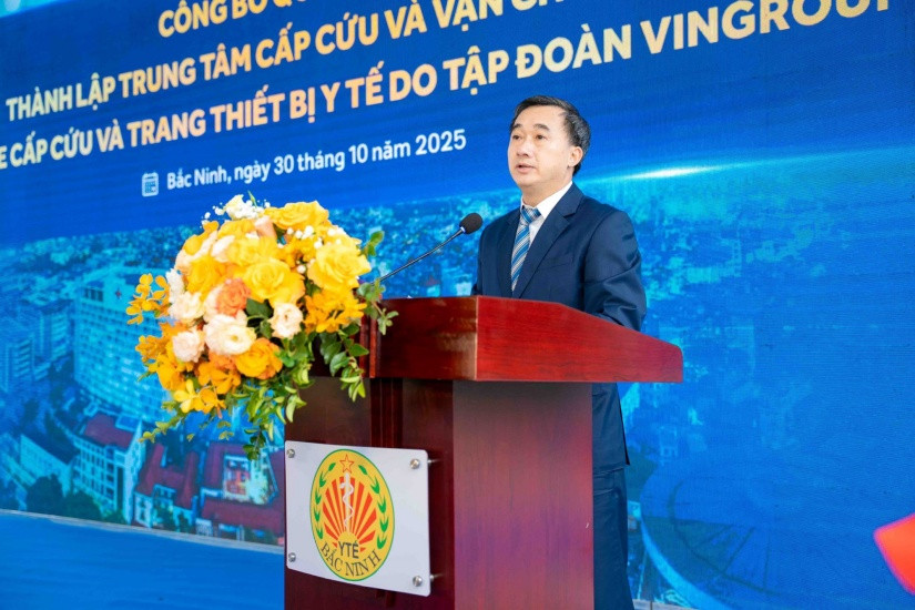 GS.TS Trần Văn Thuấn - Thứ trưởng Bộ Y tế phát biểu tại sự kiện