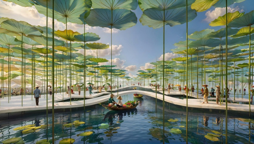 Charmora City đánh dấu lần đầu tiên mô hình Sponge City được áp dụng tại Việt Nam