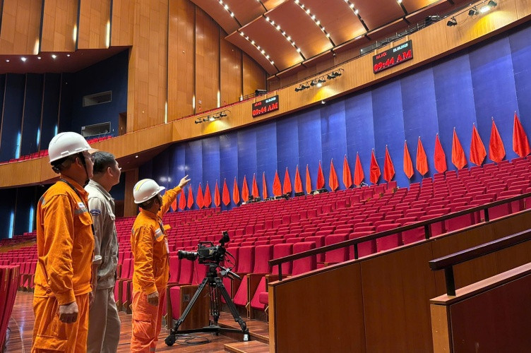 EVNHANOI đã xây dựng phương án đảm bảo cung cấp điện an toàn, liên tục và ổn định phục vụ Đại hội đại biểu Đảng bộ thành phố Hà Nội lần thứ XVIII