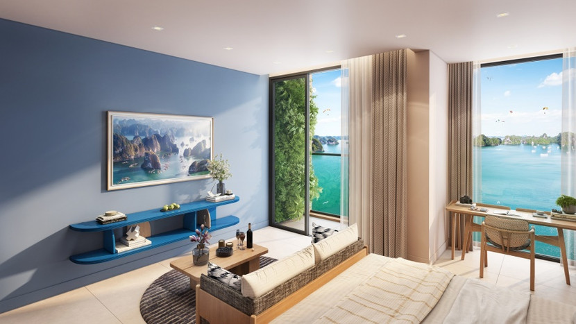 Nội thất căn hộ Sun Centro Town được thiết kế tinh tế, hiện đại. Ảnh: Sun Property.