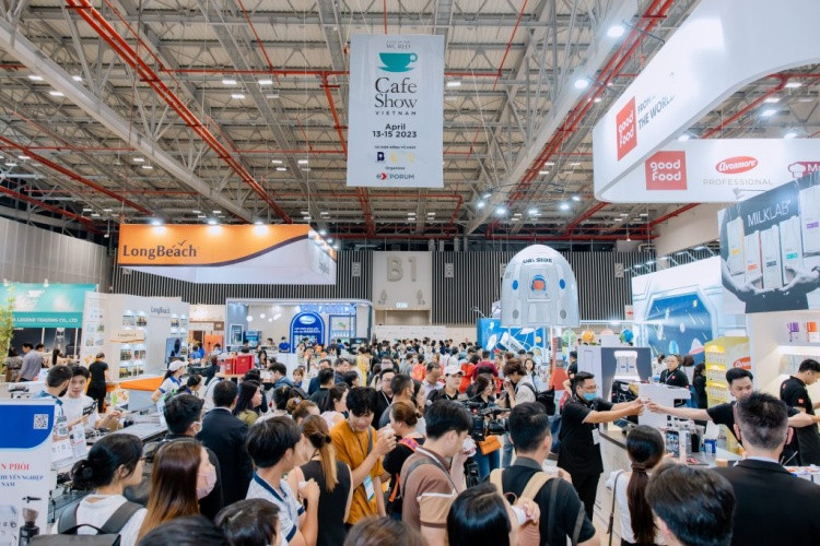 Không gian Cafe Show thu hút đông người tham gia